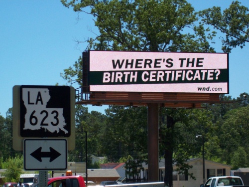 Birth certificate question being raised in Ball, La.